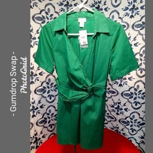 NWT Motherhood Maternity M Kelly green blouse